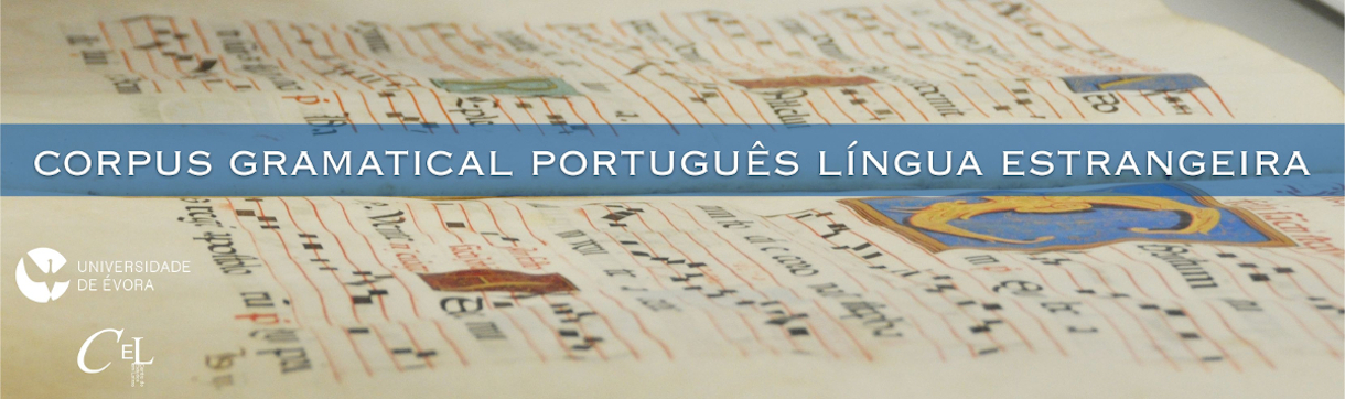 Corpus Gramatical Português Língua Estrangeira